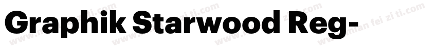 Graphik Starwood Reg字体转换